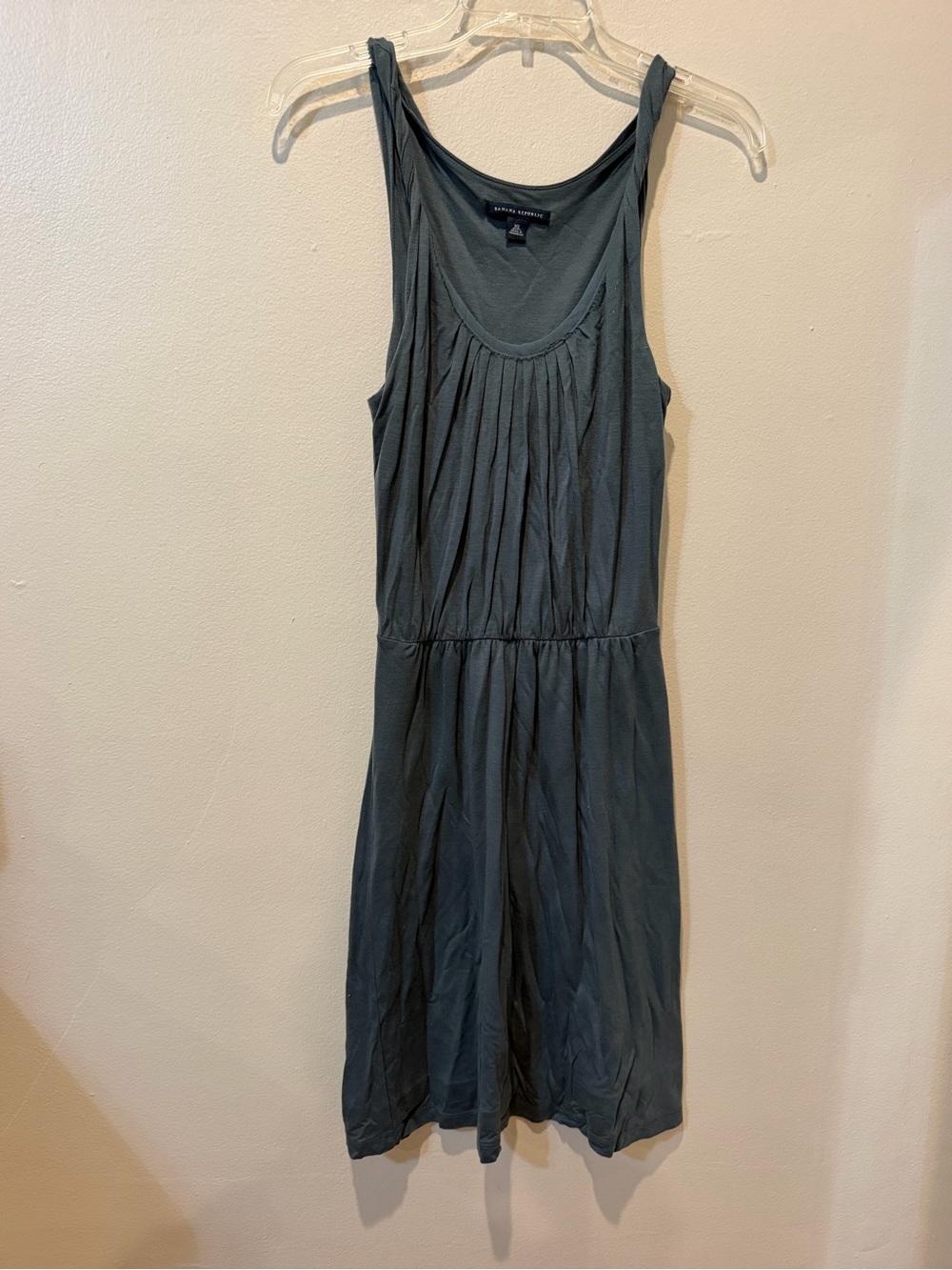 Banana Republic Pleated Tank Midi Dress